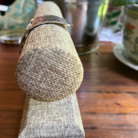 Sterling silver Art Deco, large cuff, handcrafted and signed – fabulous piece! - Picture 2 of 7